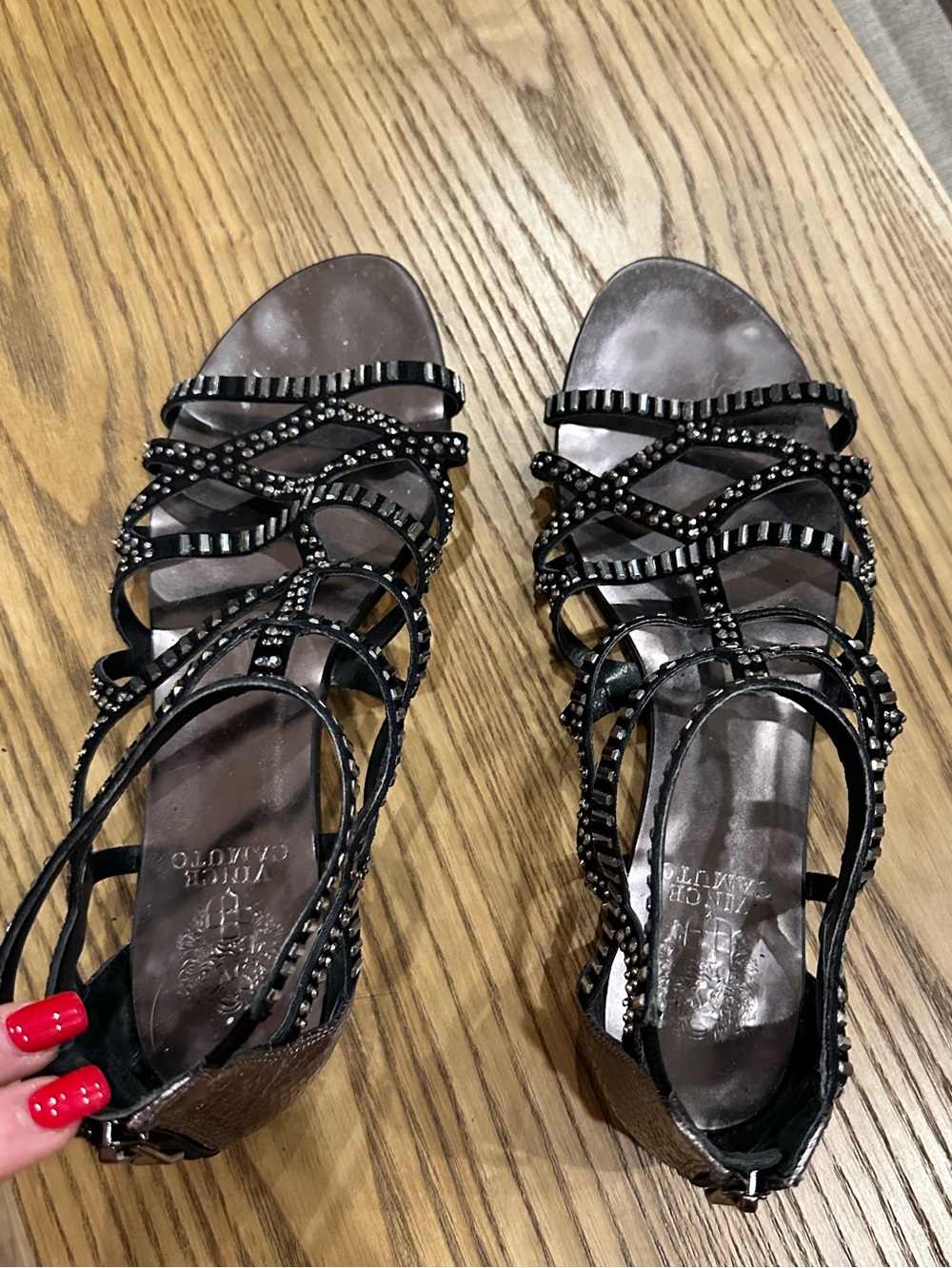 Vince Camuto Embellished Gladiator Sandals